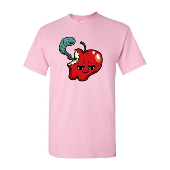 Too Cute To Eat Apple Adult DT T-Shirts Tee