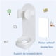 thumbnail image 2 of Organizador de cepillos de dientes eléctricos seguro para baño, diseño que ahorra espacio y a prueba de fugas Soporte adhesivo para cepillos de dientes de montaje en pared, 2 of 4