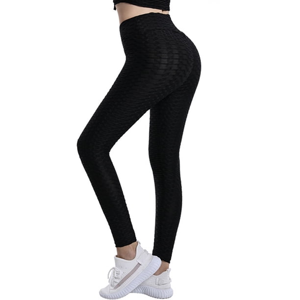 Pantalones De Yoga Leggings casuales para mujer Levantamiento de cadera Pantalones deportivos sexy para deportes de gimnasia (Negro XL) Ehuebsd Para Estrenar