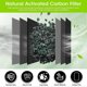 thumbnail image 5 of 10PCS Ceiling Fan Filters Activated Carbon Air Filters Universal Home Self-Adhesive Ceiling Fan Blades Filters, 5 of 5