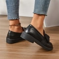 thumbnail image 5 of Willtoo Ladies Patent Leather Loafers with Bow, Pink Slip-On Flat Shoes, Casual Comfort Footwear, 5 of 6