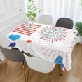 thumbnail image 5 of Coolnut Independence Day Rectangle Tablecloth Spill-Proof Polyester Table Cloth Table Cover for Kitchen Dining Picnic Holiday Party Decoration,54"x54", 5 of 7