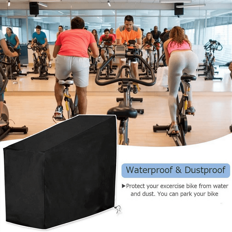 2Pack Black Exercise Bike Cover Upright Indoor Cycling Protective Cover Dustproof Waterproof Bike Cover Walmart