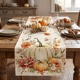 thumbnail image 7 of Halloween Sale Clearance!Fall Decorations for Home, Thanksgiving Flag Fall Pumpkin Maple Leaf Kitchen Party Tablecloth, 7 of 7