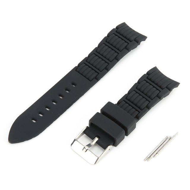 Strap 20mm Watch Band Silicone Pin Buckle Watch Strap Replacement Part Accessory