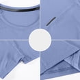 thumbnail image 7 of ZyeKqe Workout Shirts for Men Long Sleeve Crewneck Casual Lightweight Quick Drying Breathable Active Athletic Tops, 7 of 7