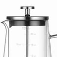 thumbnail image 6 of 650ml French Press Coffee Maker - Double Wall Borosilicate Glass Tea Kettle, Home Coffee Pot with Filter, 6 of 6