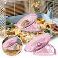 thumbnail image 1 of Fournitures pour Animaux Petit Animal Exercice Course Hamster Roue Disque Rotatif Rouleau Cachette Ronde Cage d'Activités Souris Hérisson Jouet Interactif Sûr Silencieux Silencieux Jeu Enrichissement Gym, 1 of 3