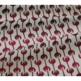 thumbnail image 5 of oneOone Viscose Jersey Maroon2 Fabric Floral Block Sewing Fabric By The Yard Printed Diy Clothing Sewing Supplies 60 Inch Wide, 5 of 5