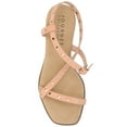 thumbnail image 4 of Journee Womens Lindsay Buckle Platform Sandals, 4 of 9