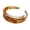 Brown, variant on Women Headband Extra-Wide Anti-Slip Teeth Plastic Hair Hoop Strong Fixation Hairband Washing Face Hair Accessory