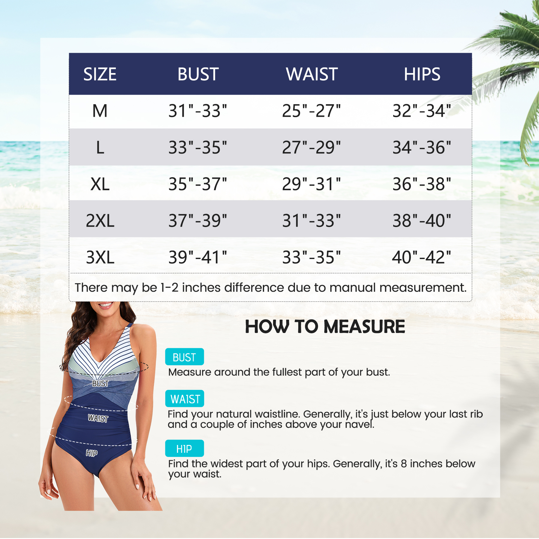 Zando Women's One-Piece Swimsuit with Front Cross Design, Black photo 4