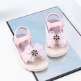 thumbnail image 6 of Xijirk Girls Glitter Beaded Sandals Soft Soles Summer Children Shoes for Casual Wear,5.5-6 Years, 6 of 7