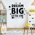 thumbnail image 3 of Nursery Room Vinyl Wall Decal - Dream Big Little One Wall Decoration Wall Art Design For Babies Kids Childrens Room Bedroom Boys Girls Wall Art Decal Wall Sticker Home Room Wall DesignSize(20x20 inch), 3 of 3