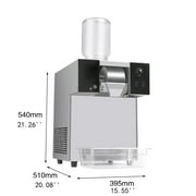 Kolice Commercial Automatic Snowflake Ice Maker, Shaved Ice Machine, Ice Crusher Shaver -180kgs/Day, Air Cooling,Refrigerated by Compressor