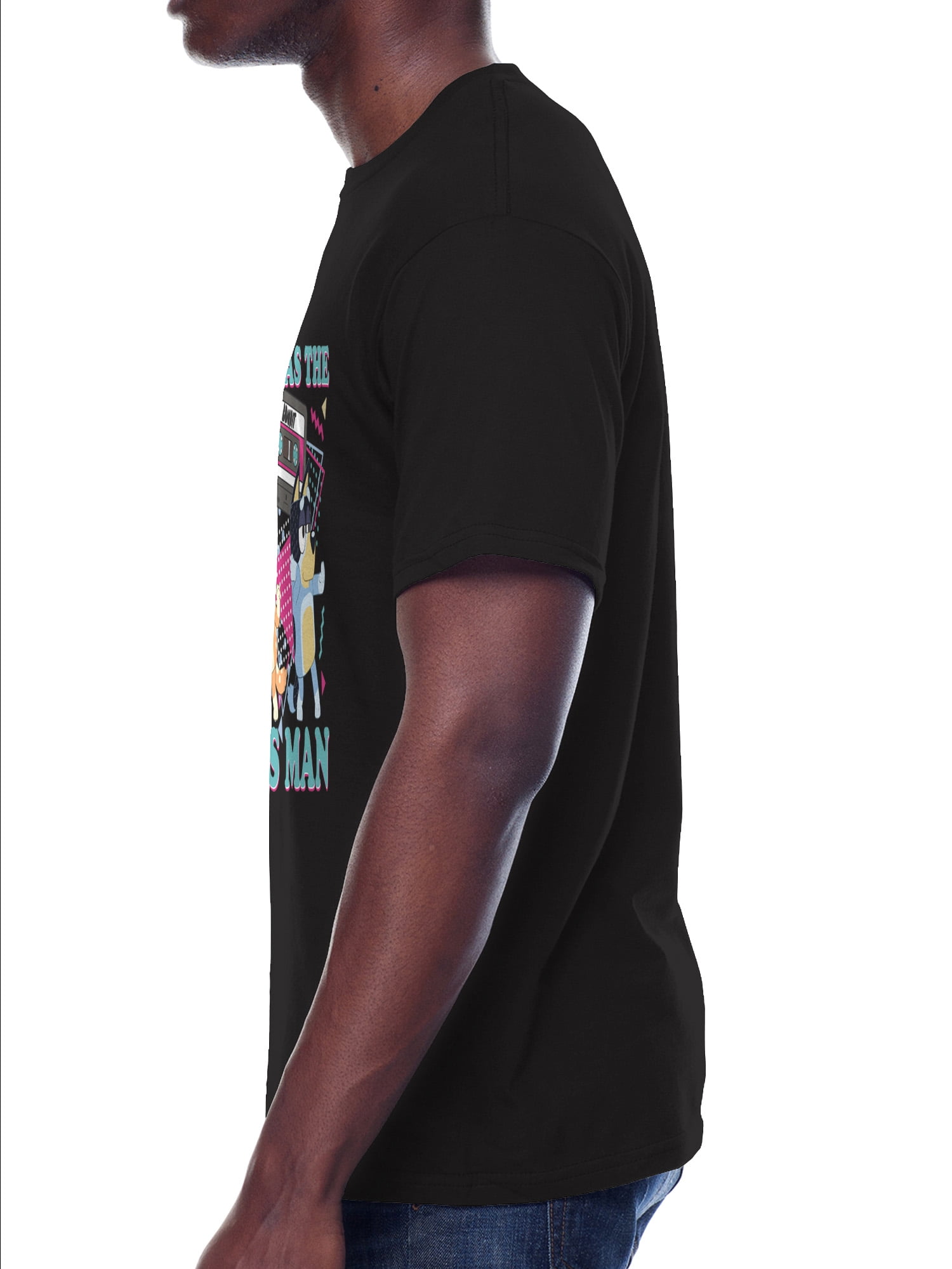 Bluey Mens & Big Men's 80's Man Graphic Tee Shirt, Sizes S-3XL