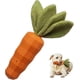 thumbnail image 2 of Carrot Dog Toy for Aggressive Chewing, Rubber Dog Squeaky Toy, Indestructible Chew, 2 of 5
