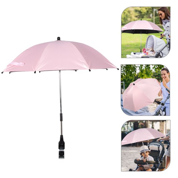TABLZONE Baby Stroller Parasol Adjustable Design Sunshade Fabric Pink 1Set