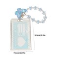 thumbnail image 3 of Sturdy Acrylic Keychain with Butterfly Designs and Clear Card Pocket for Organization, 3 of 9
