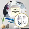 thumbnail image 3 of Designart "Boho Magic Discovery III" Abstract Round Mirror Set Of 3 - Bohemian Gold Hallway Round Mirror Wall Decor Set, 3 of 5