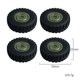 thumbnail image 2 of 4pcs Ld-p06 Wheel Tire Tyre For Ldrc Ld-p06 Ld P06 Unimog 1/12 Rc Truck Car Spare Parts Accessories, 2 of 5