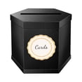 thumbnail image 1 of PKGSMART Card Box, Black Card Receiving Box, Card Box Holder for Wedding, Graduation, 12x10x10 inch, 1 of 7