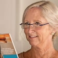 thumbnail image 5 of GAMMA RAY 2 Pack of Super Lightweight Flex Arm Slim Rimless Readers with Magnification - 4.00x Magnification, 5 of 5