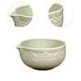 thumbnail image 6 of deevoka Ceramic Matcha Bowl Tea Ceremony Handcrafted for Beginner Tea Lovers Friends Light Matcha color, 6 of 9