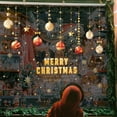 thumbnail image 1 of 1 Set Stickers Christmas Window Decals Christmas Wall Decals Home Decor Colorful Ball Stickers Holiday Window Cling Window, 1 of 5