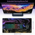thumbnail image 2 of Gaming Mouse Pad, Fluid Pattern Mouse Pad 31.5x15.7inch Large Extended Computer Mouse Mat Keyboard Full Desk Mousepad for Gaming, Office, Home, 2 of 6