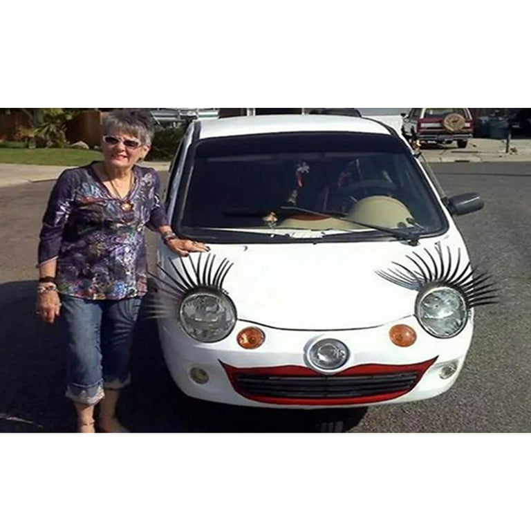 Headlight Eyelash Sticker Car Eyelashes Car False Eyelashes Car Sticker