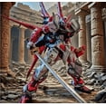 thumbnail image 5 of Gundam Model Big Class HG Assembly Intelligent Toy Mech Handheld Assembly Toy Height of About 15 centimeters（HG Red Heresy）, 5 of 5