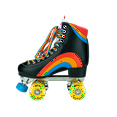 thumbnail image 2 of Riedell Quad Outdoor Roller Skates - Moxi Rainbow Rider (Asphalt Black, 8 Medium), 2 of 4