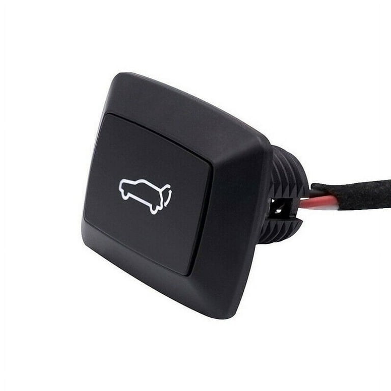 Rear Trunk Lock Release Handle Switch Black With Micro Switch