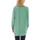 thumbnail image 3 of Blusas GADEWAKE para mujer, casual, con bloques de color, manga larga, verde, 3 of 5