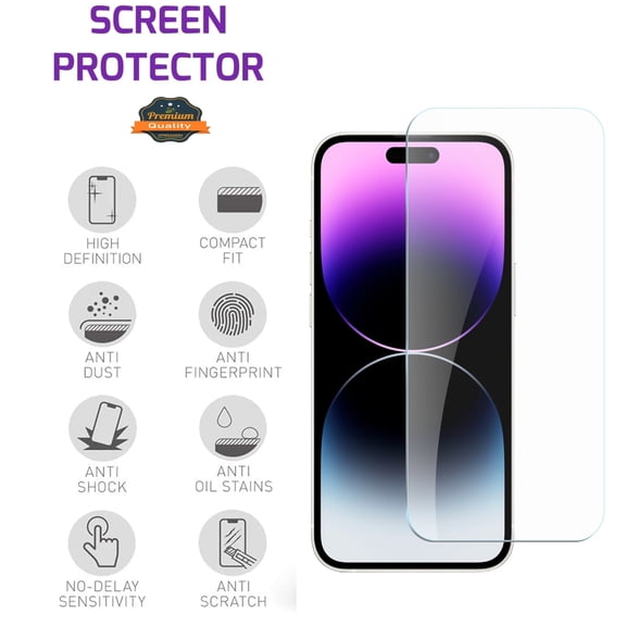 For Samsung Galaxy S25  Plus Tempered Glass Screen Protector, Clear HD Anti-Scratch Protective Film, Touch Sensitive, Easy Install, Bubble-Free Cover, XPM Protector [Clear]