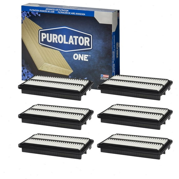 6 pc Purolator ONE A29152 Air Filters for PTA10339 Intake Inlet Manifold Fuel Delivery Filters