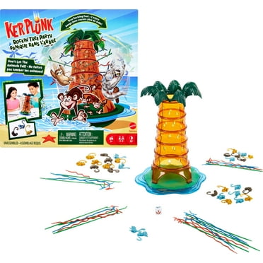 KerPlunk Rockin’ Tree Party Game for Kids, Family & Game Nights, Features Animal Pieces