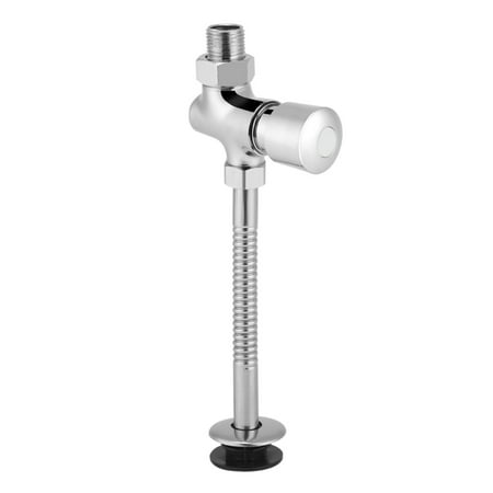 

FitBest Toilet Urinal Flush Valve Button Type Manual Delay Automatic Shutoff