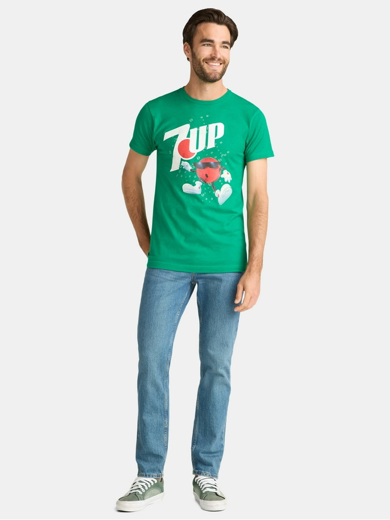 7UP Men's Graphic Tee with Short Sleeves, Sizes S-3XL - Walmart.com