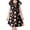 R110 Black, variant on Curuila Toddler Child Girls Halloween Dress Flutter Sleeve Hallowmas Skull Print Crew Neck For Party Comfort Dresses Size 3-4 Years