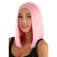 thumbnail image 3 of Women's Light Pink Long Bob Wig, 3 of 4
