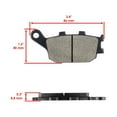 thumbnail image 2 of Rear Brake Pads for Yamaha R6 YZFR6 YZF-R6 2003-2013 Rear Brake Pads, 2 of 4