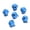 Blue, variant on ERDOUY 30 Pack 14mm Metal Round Jingle Bells, Small Craft Bells with 2.3mm Drilled Hole, Festive Decorations for Christmas, Wind Chimes, Jewelry, Holiday Party & Home Ornaments, Red