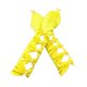 thumbnail image 4 of Guantes largos jinwen de satén para mujer Amarillo, 4 of 8