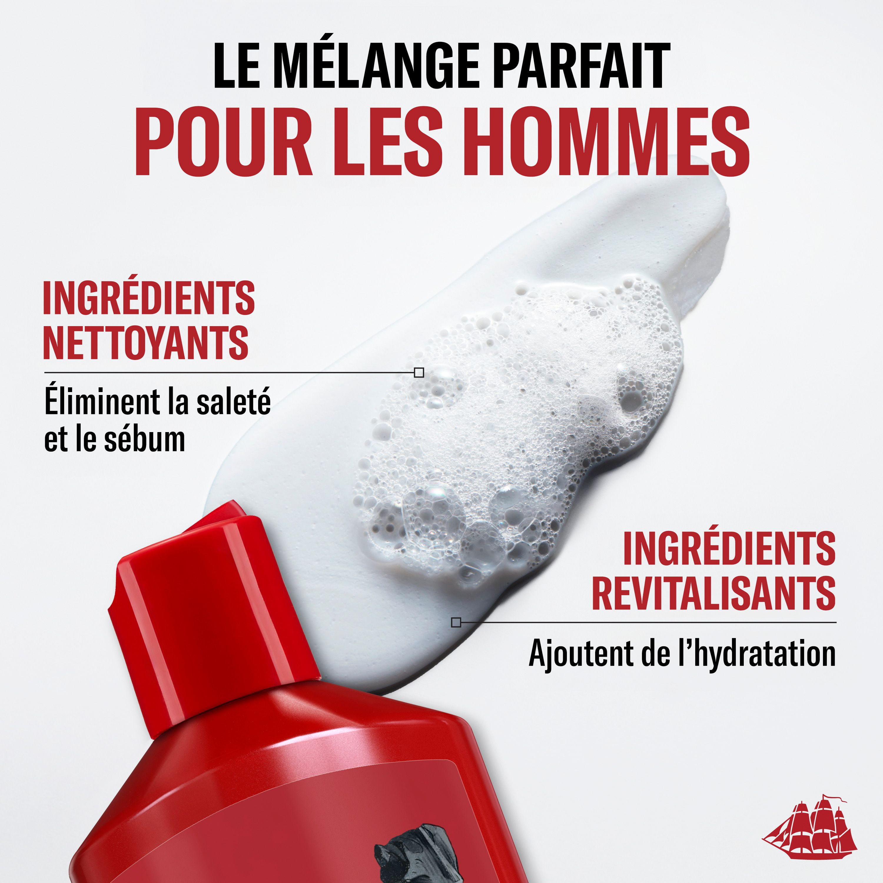 Old Spice Deep Clean Shampoo for Men with Charcoal, Fresh and Clean Scent, Removes Built Up Dirt and Oil, 400ML