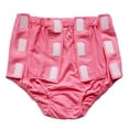 thumbnail image 4 of TISHITA Culottes en Pur Coton pour Incontinence pour Femmes, Aînées, Personnes Handicapées - Rouge Rose, 3TG, 4 of 6