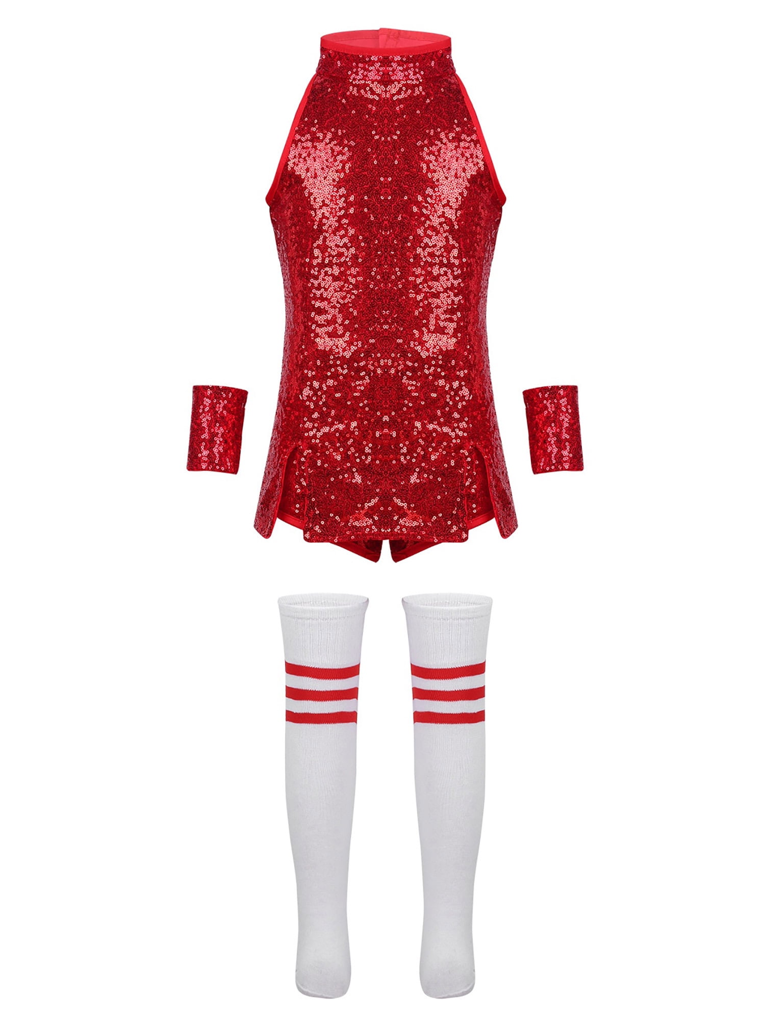 Aislor Kids Girl Cheerleading Hip Hop Jazz Dance Outfit Costume aislor-kids-girl-cheerleading-hip-hop-jazz-dance-outfit-costume