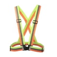 thumbnail image 2 of Mairbeon Adjustable Safety Security High Visibility Reflective Vest Elastic Strap Jacket, 2 of 10