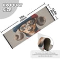 thumbnail image 5 of Yayeee Runner Rug for Bedroom 2'x6' Machine Washable Hallway Non Slip Mat, Red Dog Artist, 5 of 8